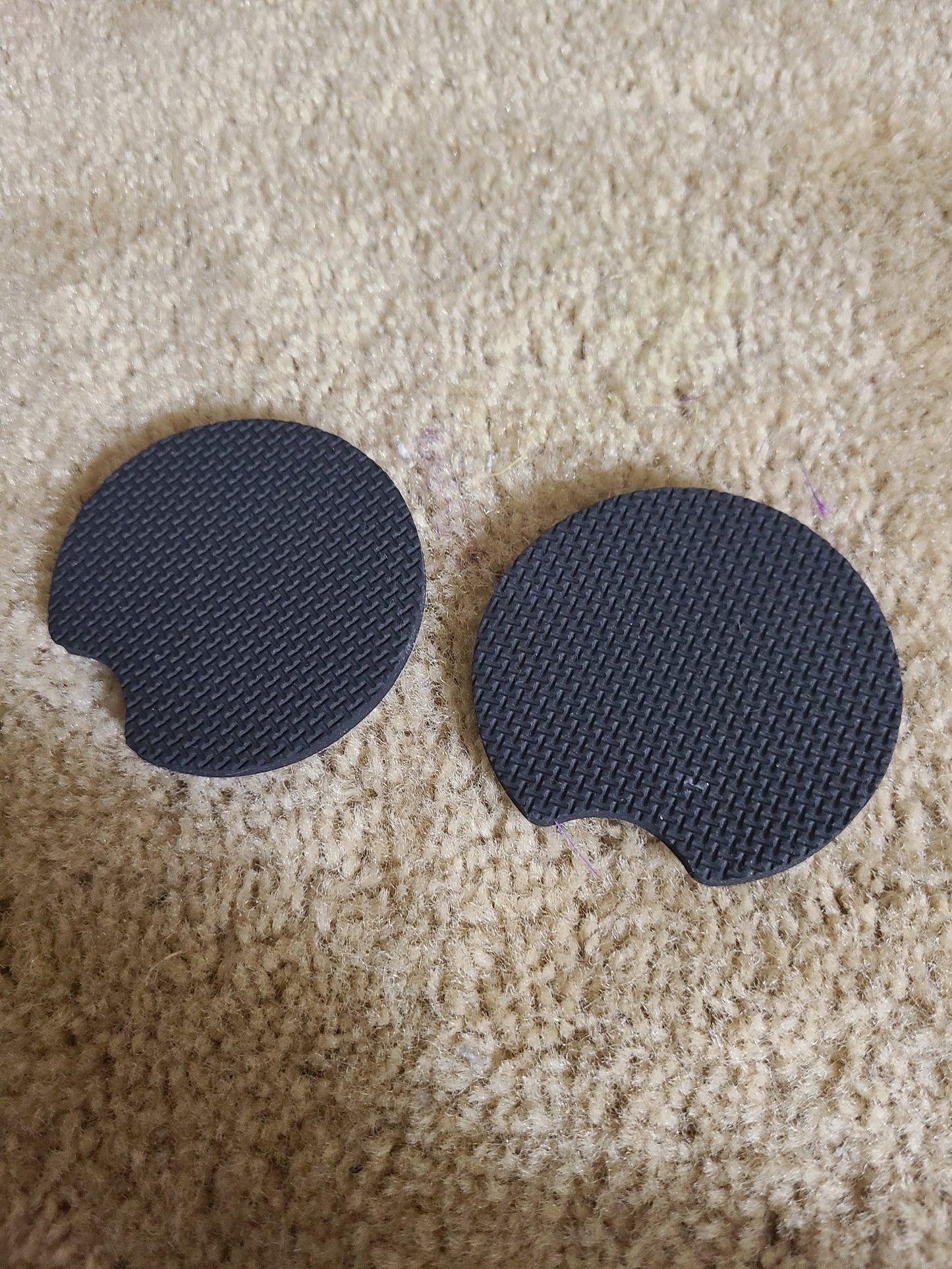 Patriotic Neoprene Car Coasters Set - Funny Gift for Him/Her - Absorbent Cup Holder Accessories - Trendy Home Decor - Easy to Clean - 2-Pack